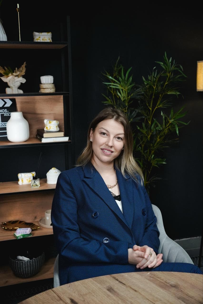 Elena Tikhonova, founder and foodtech expert, in her Barcelona office